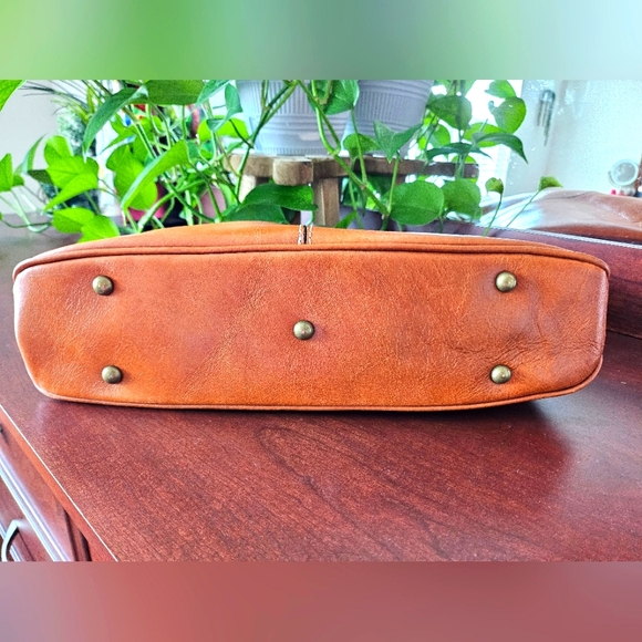 Patricia Nash Large Tooled Leather Satchel - Picture 5 of 8